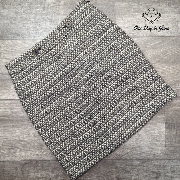 Loft Petite Wool Blend Mini Skirt Size 00P - Picture 1 of 5